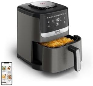 Tefal Ey551he0 Air Fryer, Black, Grey, 5L