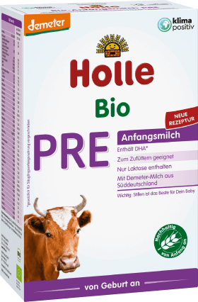 Holle baby food Initial milk pre bio from birth, 400 g