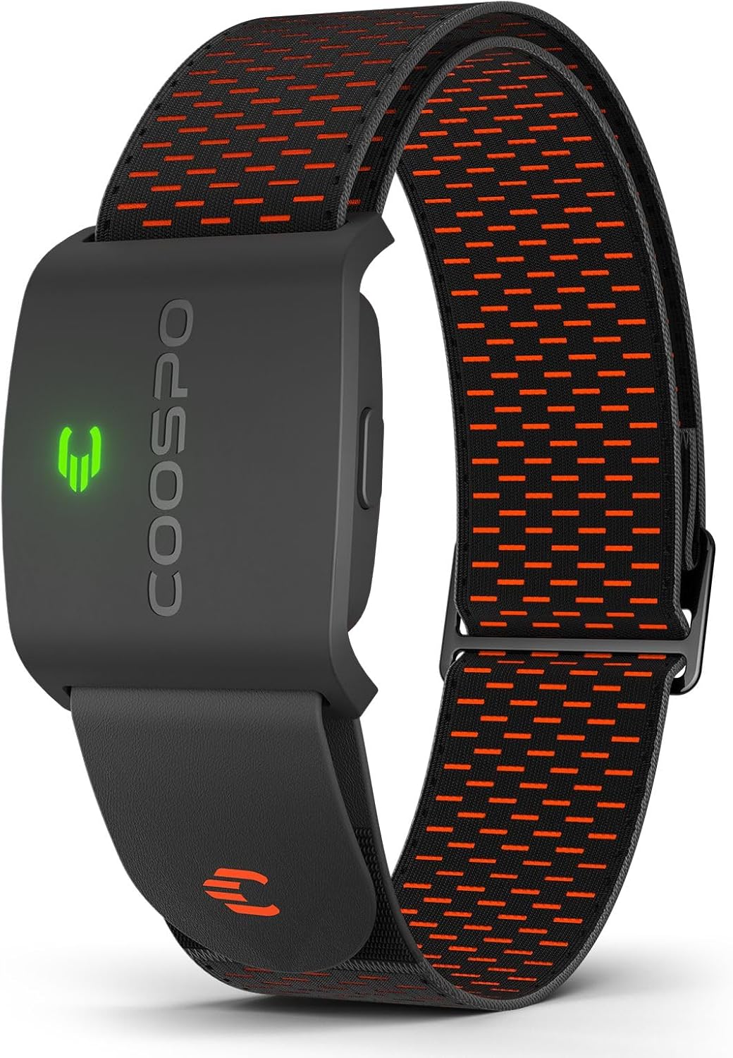 CooSpo Store COOSPO HW9 Heart Rate Monitor, Bluetooth ANT+ & Sensor LED & Smart HRM Heart Rate Monitor IP67 Waterproof Heart Rate Monitor Bracelet Compatible with Polar Wahoo Garmin Zwift Elite HRV