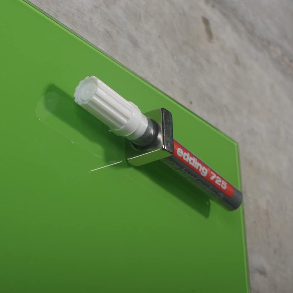 raum-blick Magnetic Boardmarker-Bracket for Glass Magnet Board/Magnet Board/Magnet Wall/Memo Board
