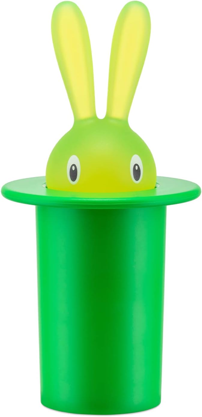 A di Alessi Magic Bunny Toothpick Holder, Green (ASG16 GR)