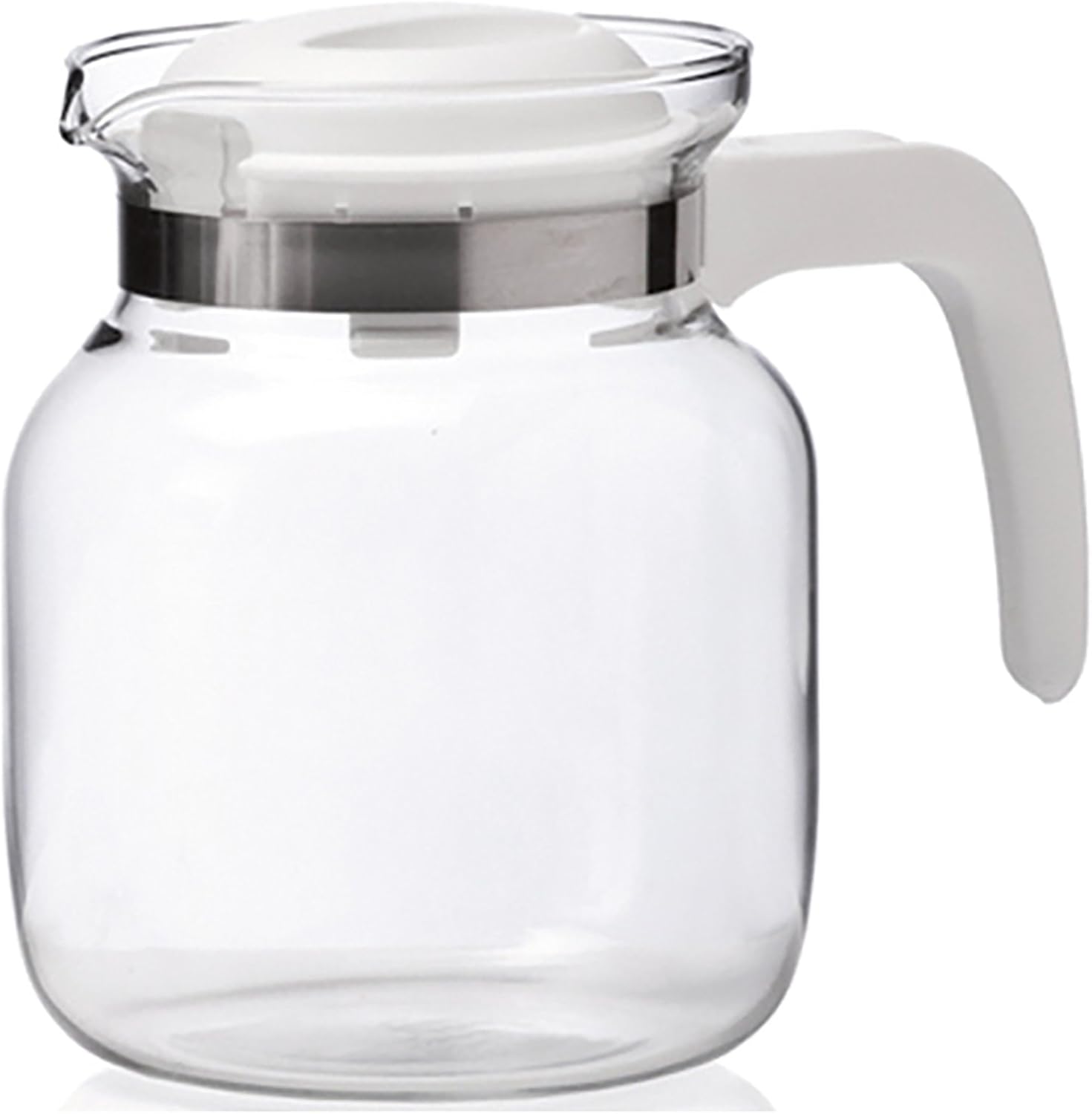 montana: Glass Teapot 1.25 Litres White Conten