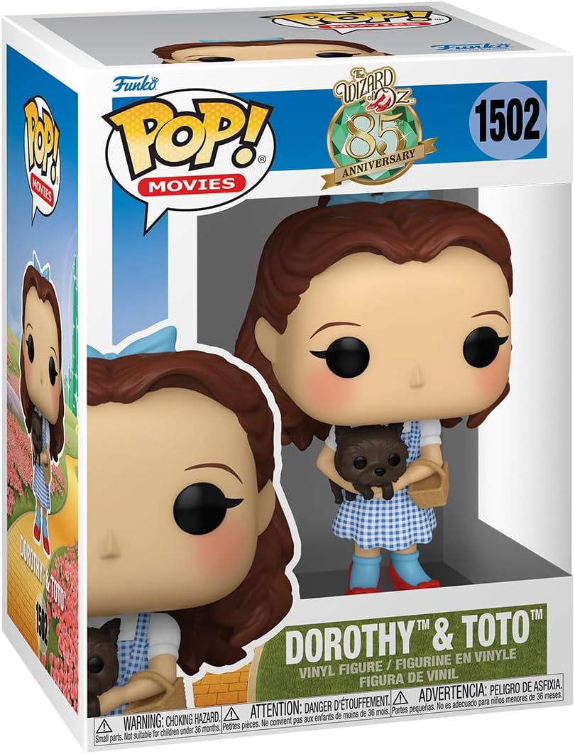 Funko POP! & Buddy: The Wizard of Oz - Dorothy Gale with Toto - Vinyl Collectible Figure - Gift Idea - Official Merchandise - Toy for Children and Adults - Movies Fans - Model Figure for Collectors