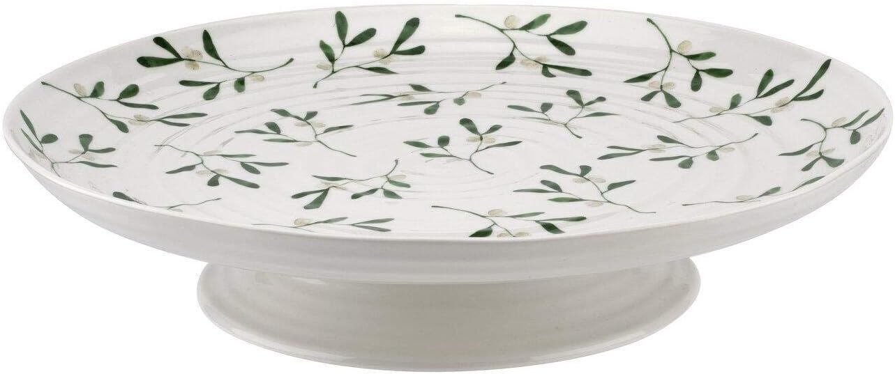 Portmeirion Sophie Conran CPXT76840-XG Mistletoe Cake Plate 32 cm Ceramic