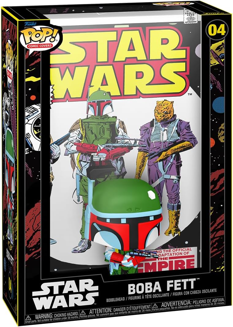 Funko POP! Comic Cover: Star Wars - Darth Vader - Boba Fett - Star Wars Comics - Vinyl Collectible Figure - Gift Idea - Official Merchandise - Toy for Children and Adults - Comic Books Fans