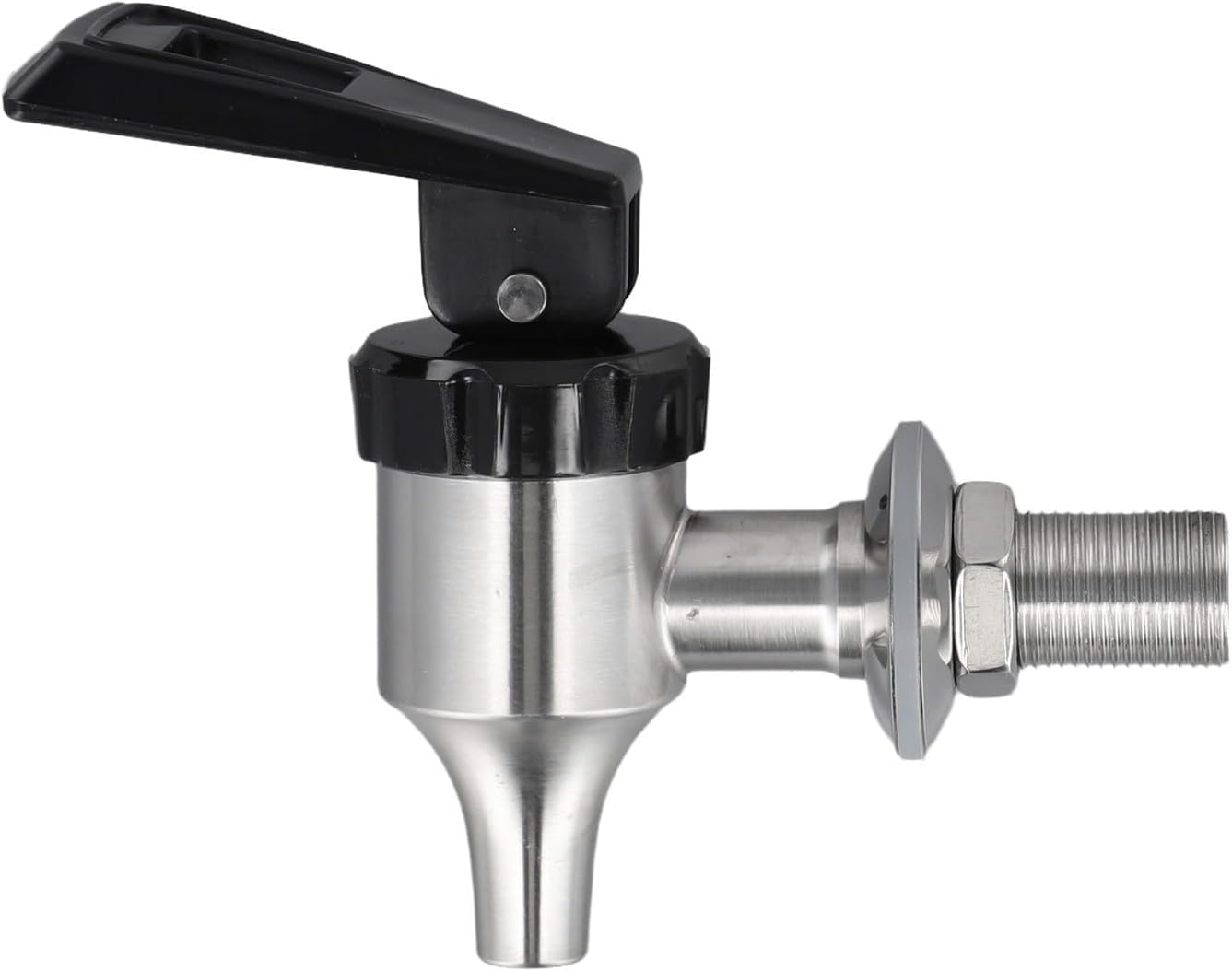 HavenDomicile Drinks Dispenser Tap Replacement Tap Stainless Steel for Juice Cold Drinks Wine Barrel Tap with Silicone Seal (A)
