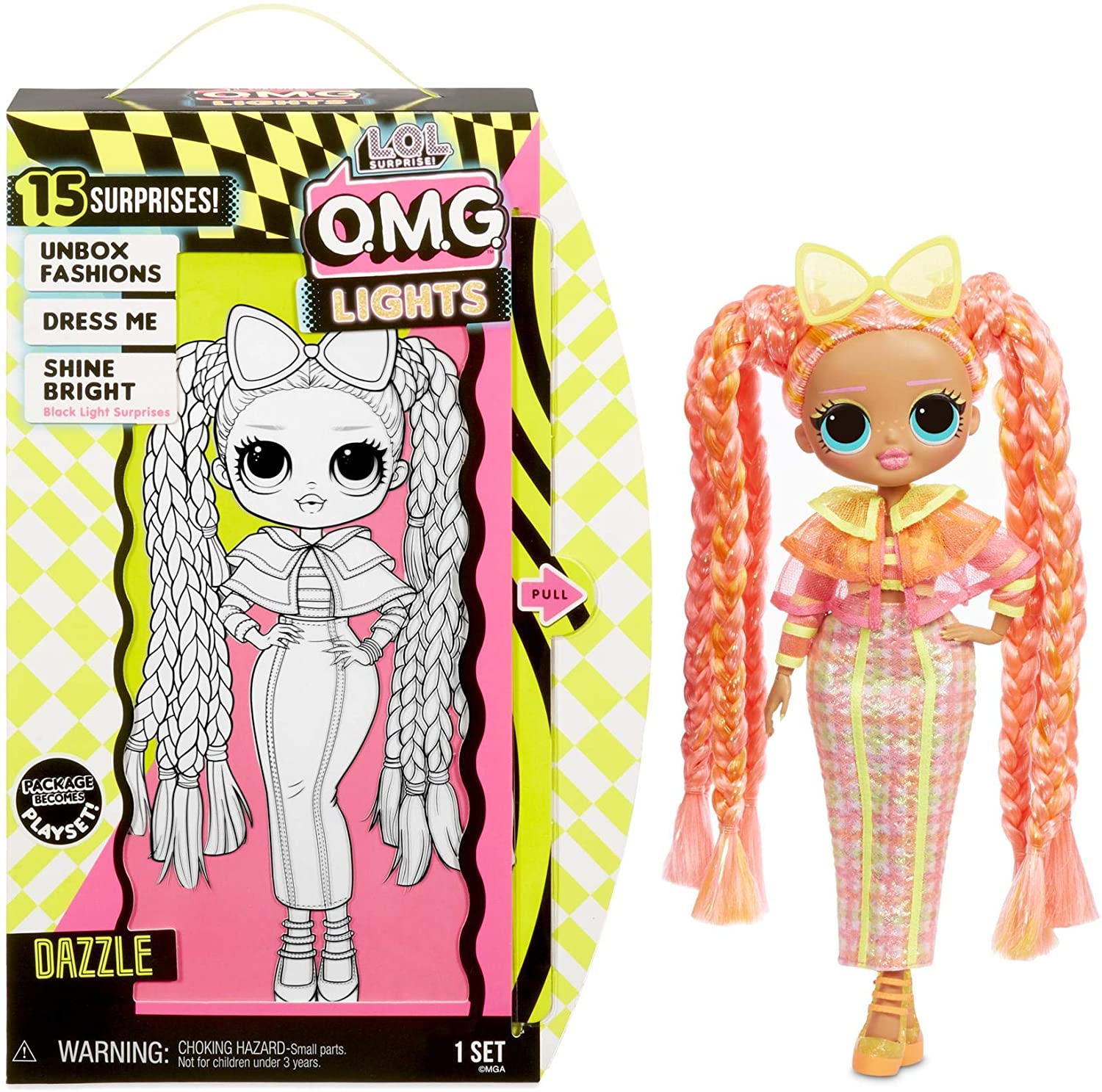 L.O.L. Surprise! L.O.L. Surprise! 565185E7C O.M.G. Fashion Doll Lights Series, Dazzle Dressi