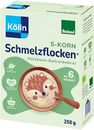 Kölln Cereal porridge 5-grain instant flakes from 6 months, 250 g