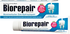 Biorepair Toothpaste Biomimetic zinc hydroxyapatite, fluoride-free, 75 ml