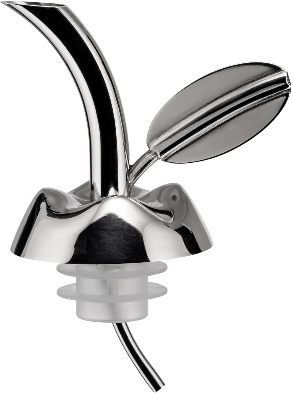 Alessi Fior D'Olio Olive Oil Pourer, Silver
