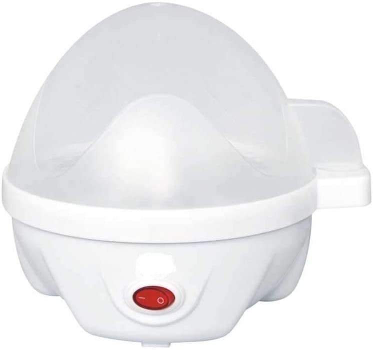 Posten Anker White Edition I Egg Boiler I Includes Water Measuring Cup I With Egg Cutter I Suitable for up to 7 Eggs I Egg Cooker I 350 Watt