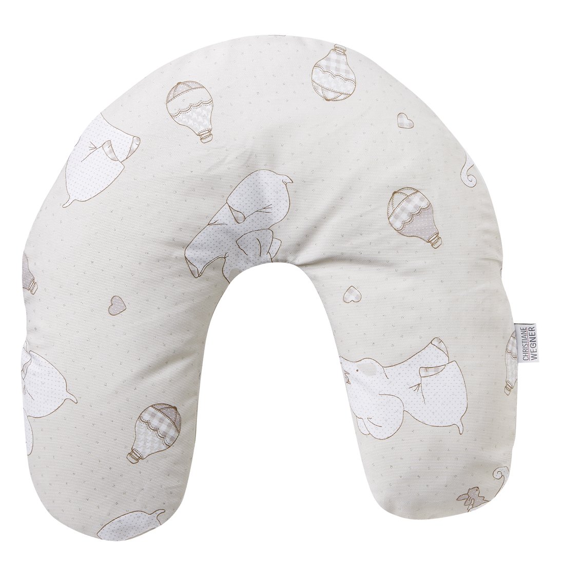 Christiane Wegner C. Wegner Neck Pillow Oli, 573 Glitter Elefantino