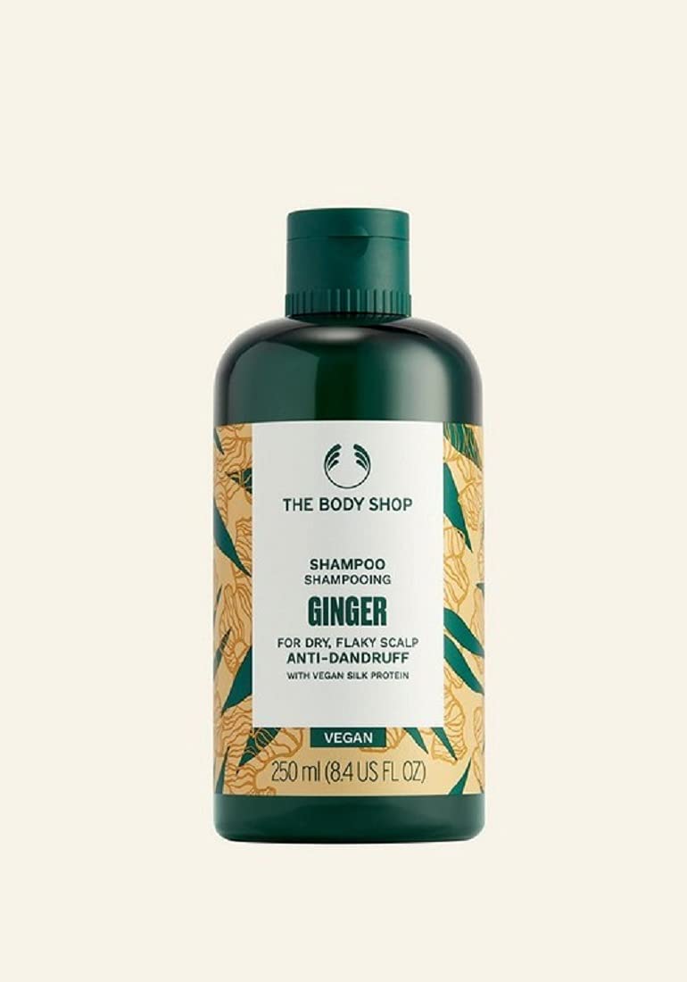 The Body Shop Ginger Anti-Schuppen-Shampoo gegen Schuppen, juckende, schuppige oder trockene Kopfhaut, 250 ml