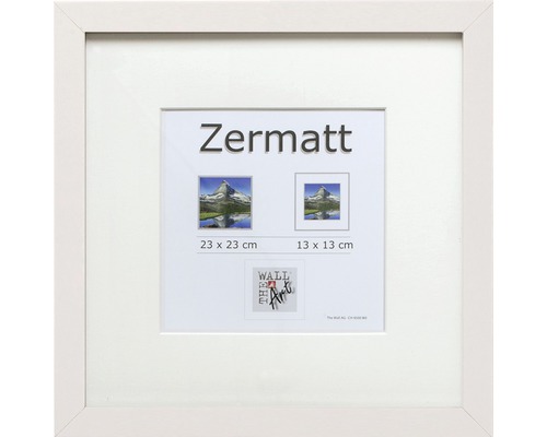 The Wall Object frame Zermatt white 23x23 cm