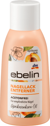 ebelin Acetone-free nail polish remover, 125 ml