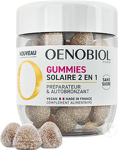 Oenobiol Gummies Solaire 2-in-1 Preparator and Self-Tanner 60 Gummies
