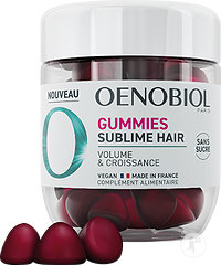 Oenobiol Gummies Sublime Hair Volume and Growth Dietary Supplement 60 Gummies