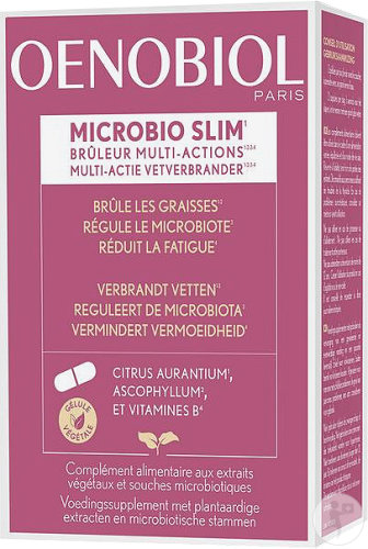 Oenobiol Microbio Slim Multi-Action Fat Burner 60 Capsules