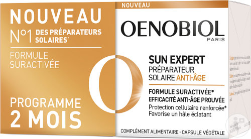 Oenobiol Sun Expert Anti-Aging Sun Preparation Dietary Supplement 2x30 Capsules
