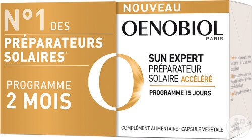 Oenobiol Sun Expert Accelerated Sun Preparation Dietary Supplement 2x15 Capsules