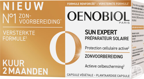 Oenobiol Sun Expert Sunscreen Enhanced Formula 2x30 Vegetarian Capsules