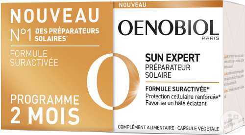 Oenobiol Sun Expert Sun Preparation Dietary Supplement 2x30 Capsules
