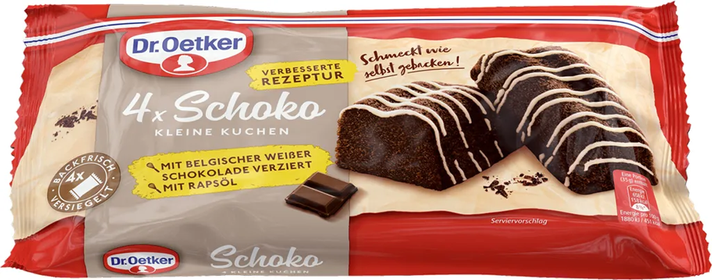 Mega paradise Oetker finished. small chocolate cake 0.14 kg
