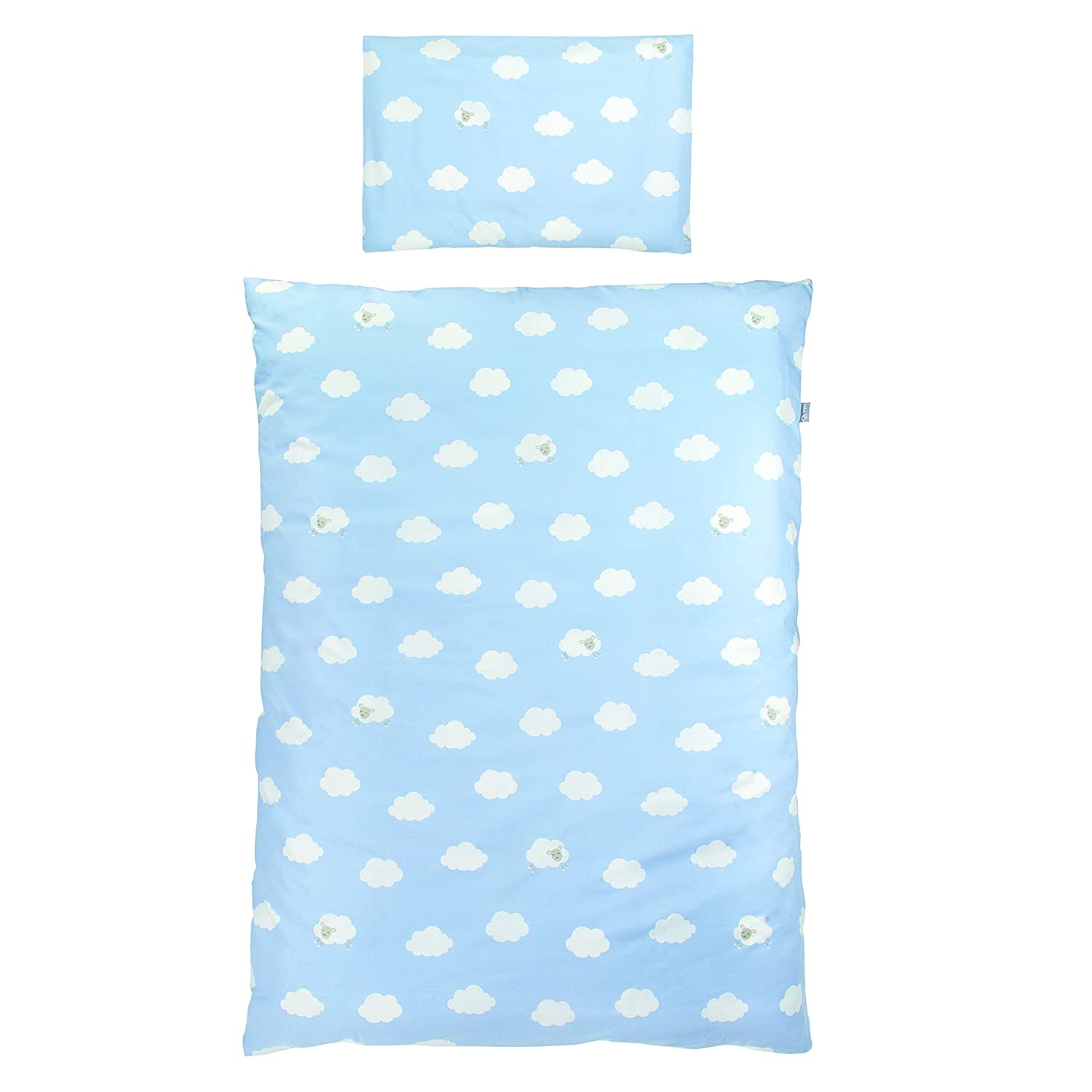 Roba 2-Piece Bed Linen Set Kleine Wolke Blau (Little Cloud Blue) 100 X 13