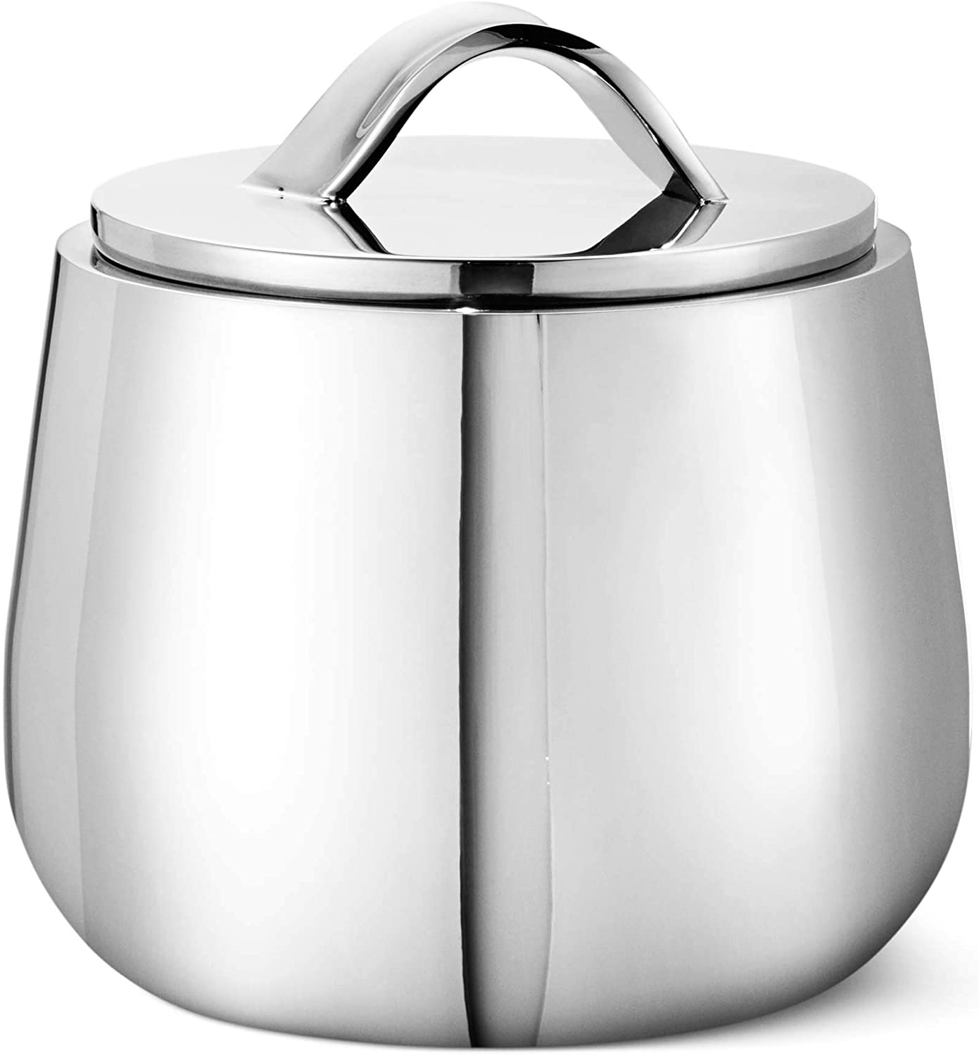 Georg Jensen Helix Sugar Bowl Stainless Steel