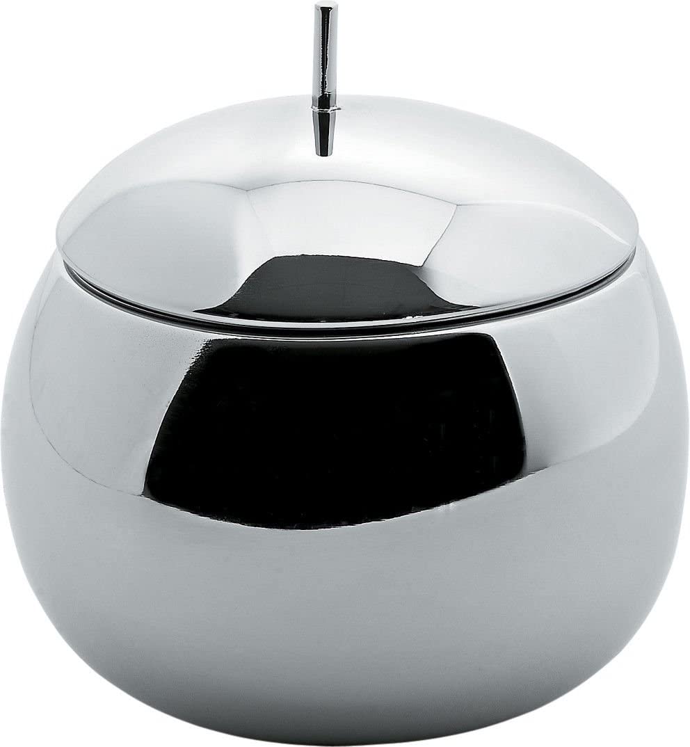 Officina Alessi Fruit Basket Sugar Bowl, Silver