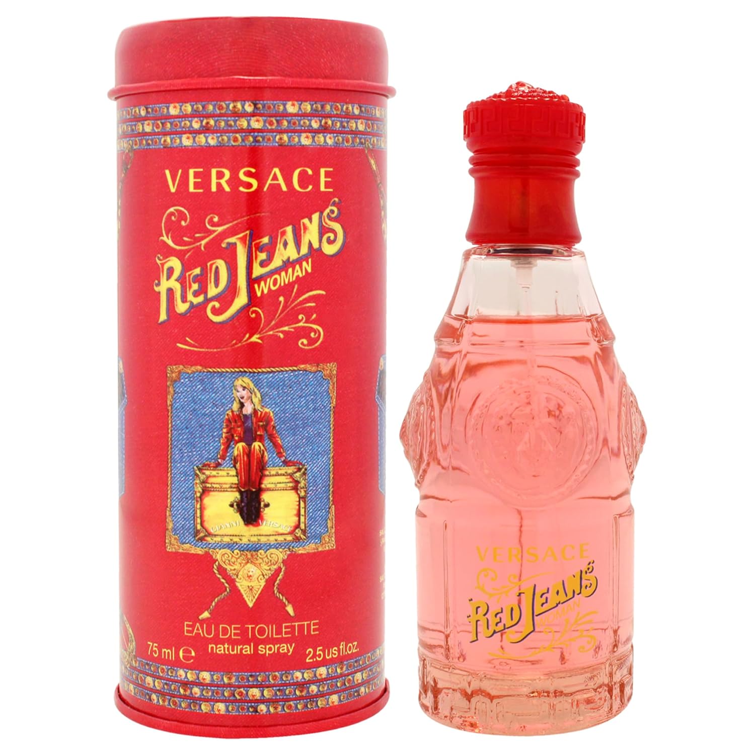 Versace, Versus or Versace Versus Red Jeans Perfume For Women 75 ml