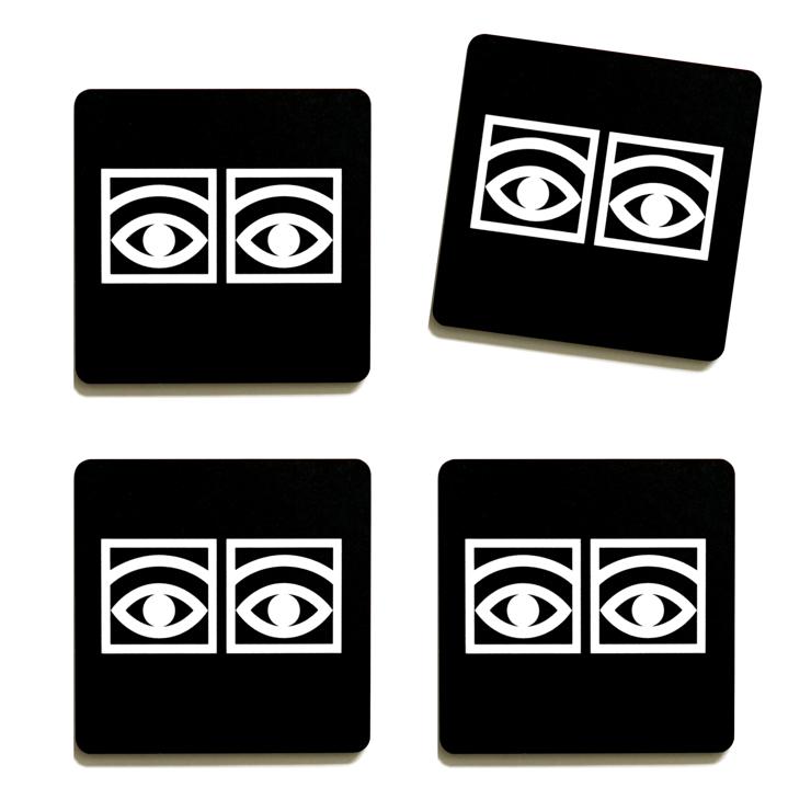 olle-eksell Ögon Cacao Coaster 4-Pack