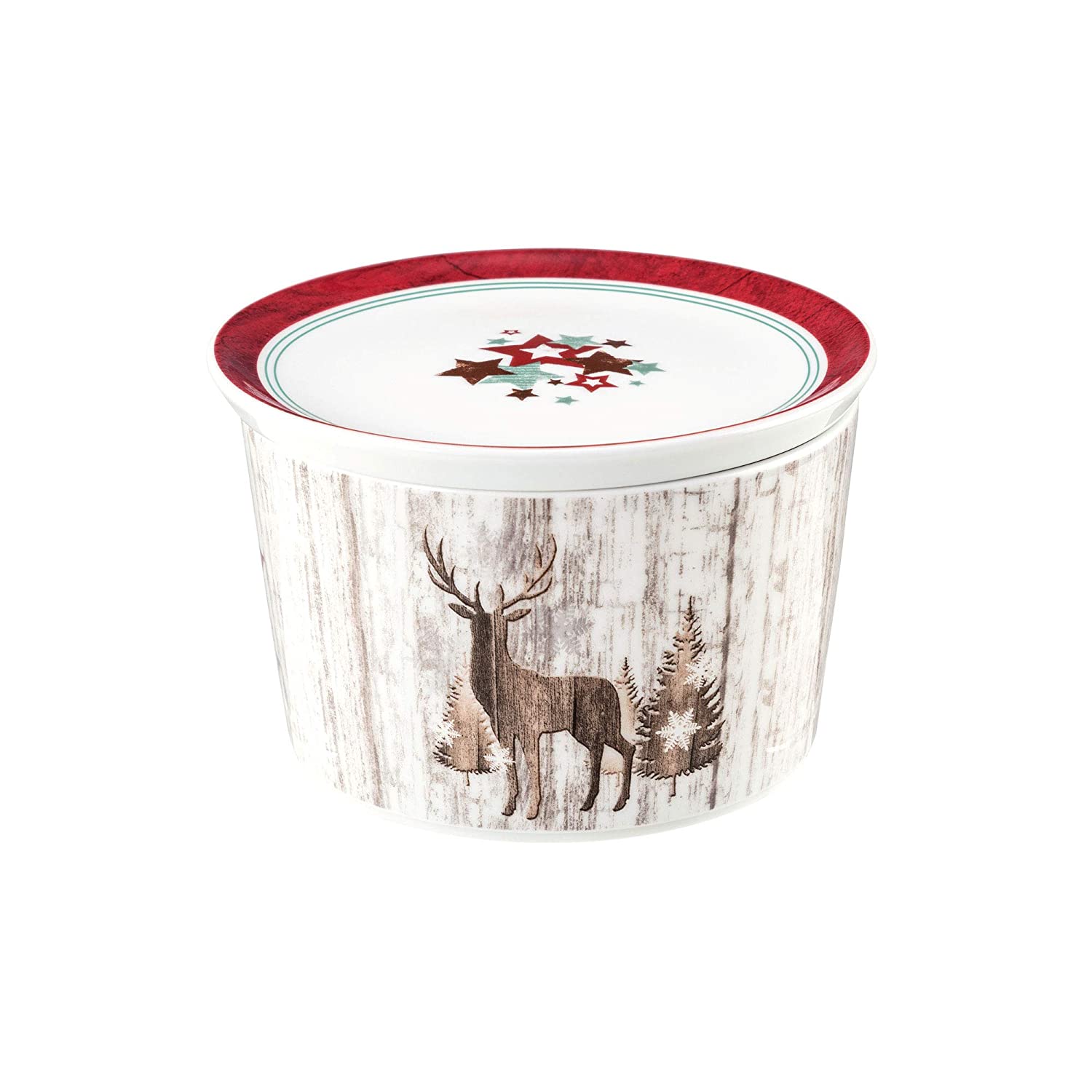 Seltmann Weiden Seltmann 001.753902 Life Porcelain Bowl, Round, Brown, 0.74 L, Diameter 14.0 cm, Height 9.2 cm