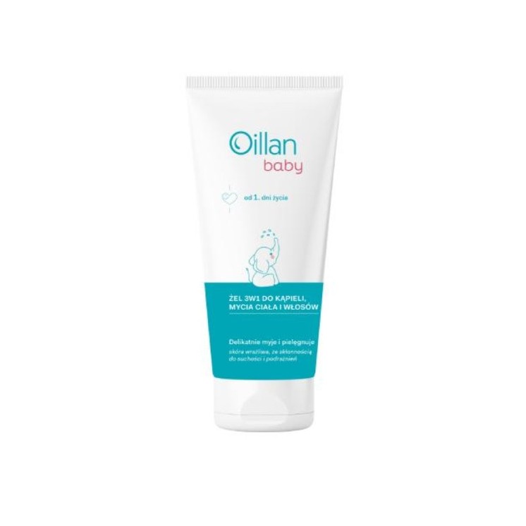 Oillan Baby 3in1 Body and hair wash gel from the first day of life 200 ml