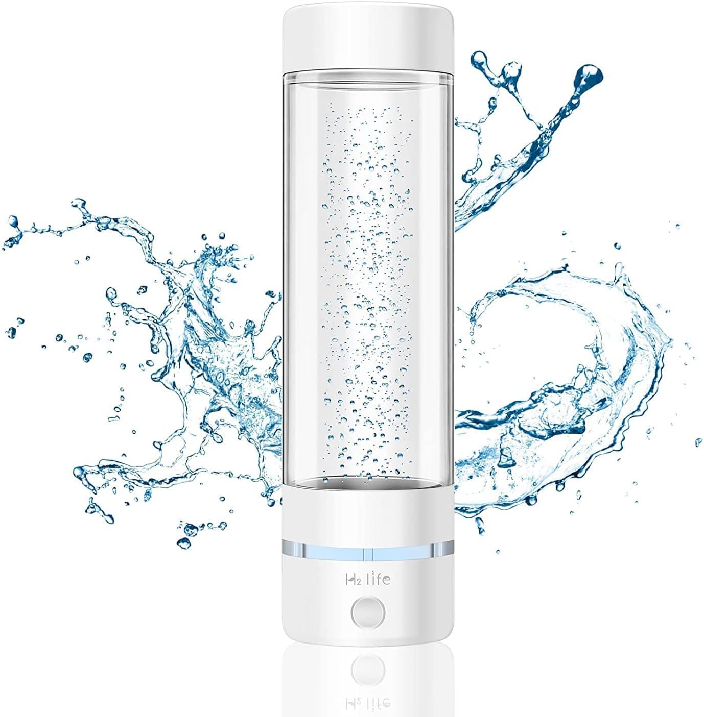 Hydrogen Water Generator, Professional BPA-Free Hydrogen Water Bottle Dual Mode Portable Reusable Water Ionizer with SPE and PEM