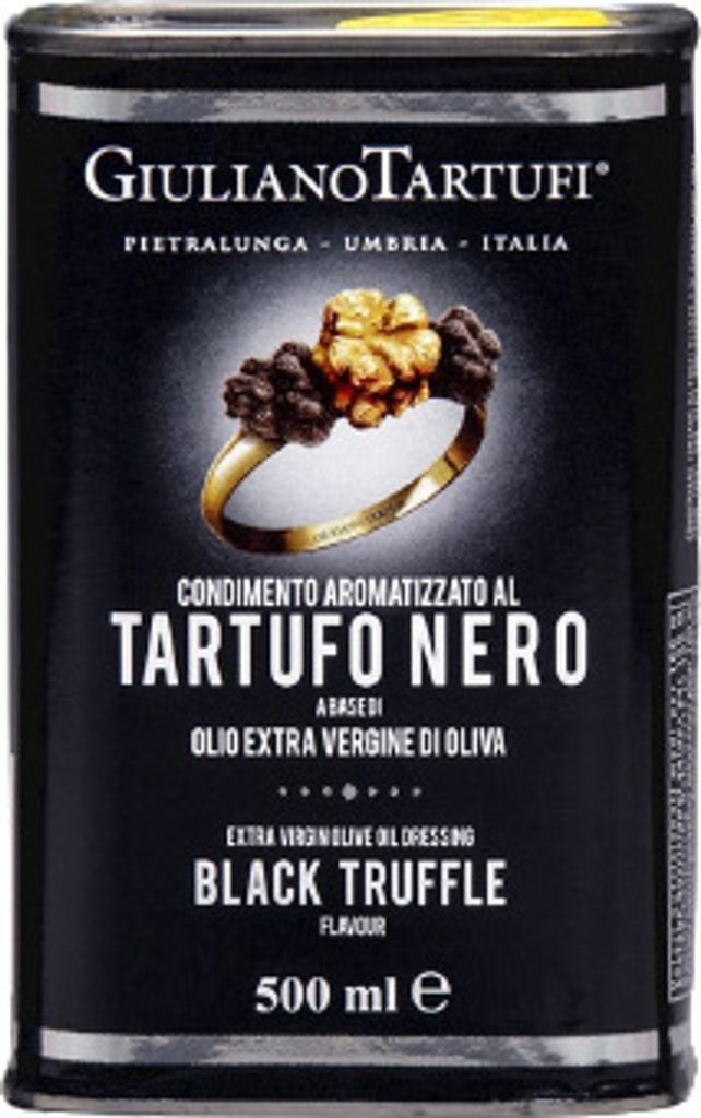 Giuliano Tartufi Oil flavored with black truffle, 500 ml