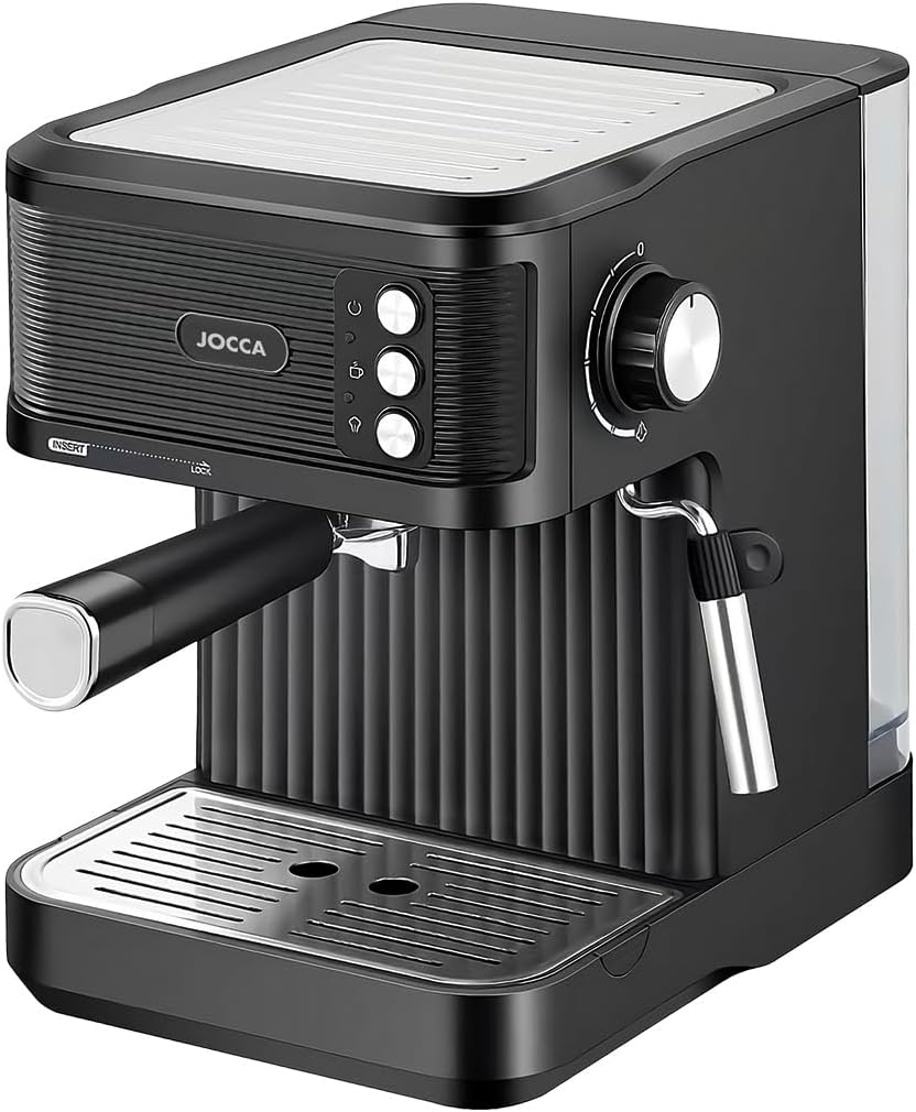Jocca Espresso Machine 850 W, 20 Bar, 1.8 L Tank, Milk Frother, Stainless Steel