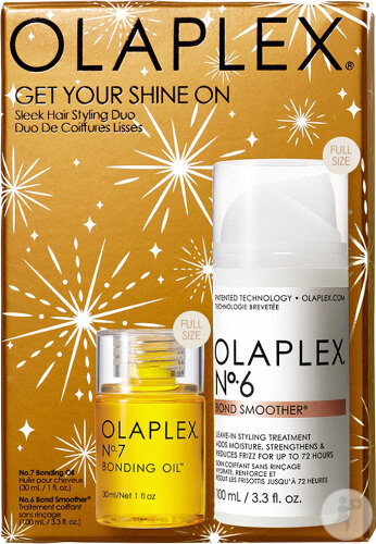 Olaplex Get Your Shine On Hair Kit Straight Hair Styling Duo 2 Products