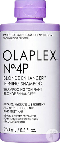 Olaplex N°4P Blonde Enhancer Toning Shampoo bottle 250ml