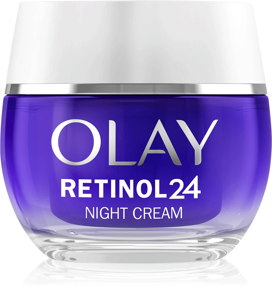 Olay Retinol 24 Night Cream moisturizing and renewing night cream with vitamin E