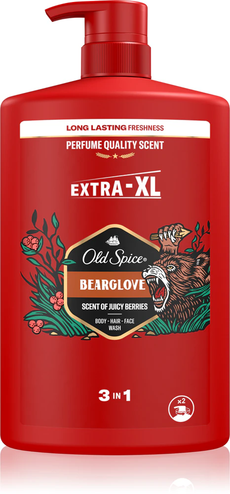 Old Spice Bearglove Shower Gel for Hair and Body