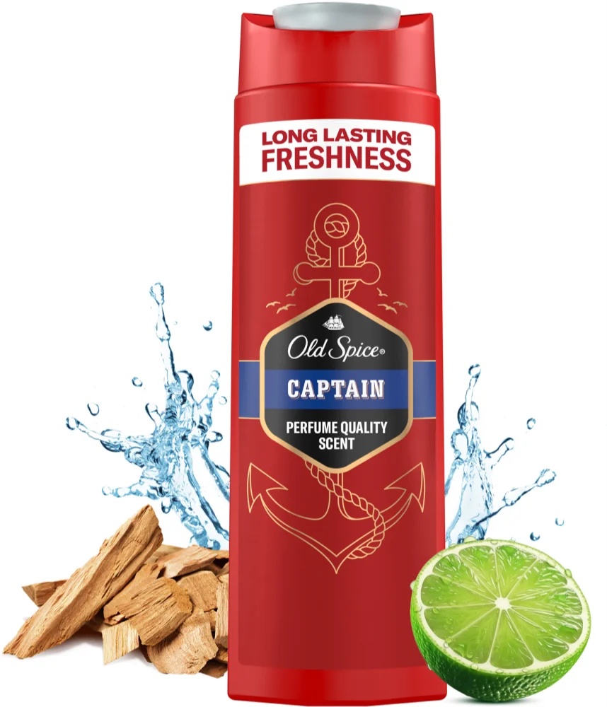 Old Spice Captain Shower Gel & Shampoo 2 in 1