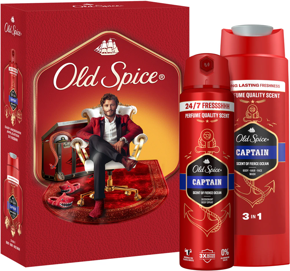 Old Spice Captain Gentleman Set Gift Set for Men