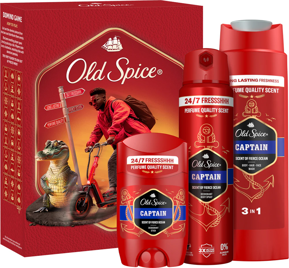 Old Spice Captain Gift Set Gift Set for Men