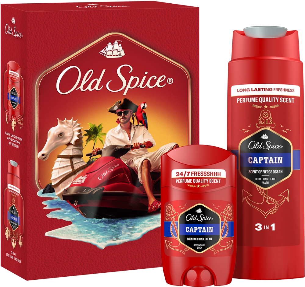 Old Spice Captain Gift Set Gift Set for Men