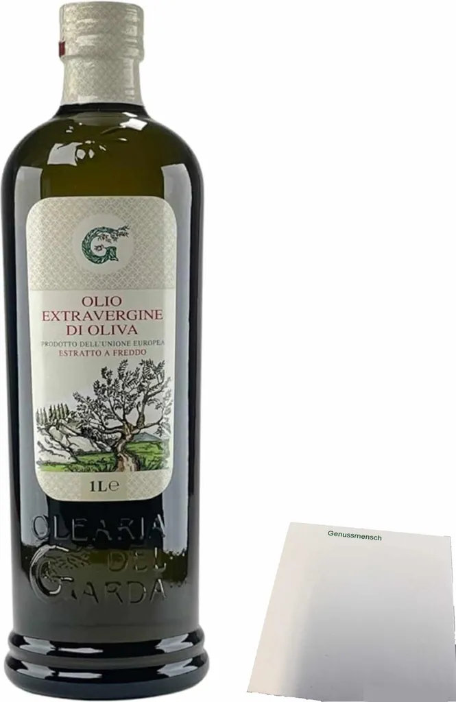 Olearia Del Garda Extra Virgin Olive Oil (1000ml bottle) + usy Block 1000 ml