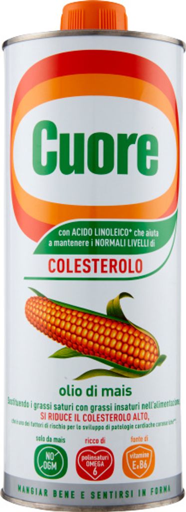 Olio Cuore di mais Vitaminizzato Corn Oil 1l - Bonomelli 1000 ml