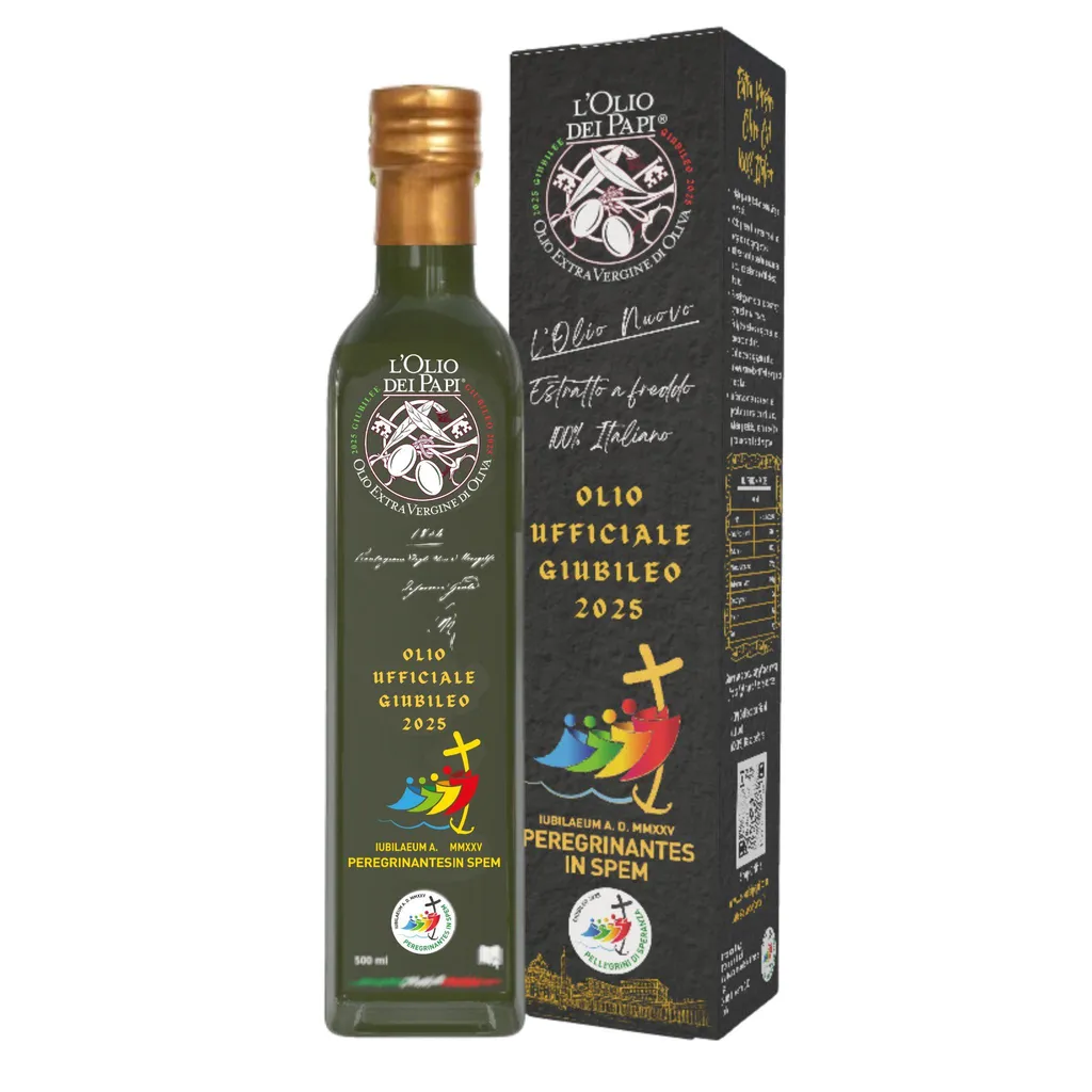 L'Olio dei papi Olio dei Papi – Extra Virgin Olive Oil, Italian, Cold-pressed, 500 ml
