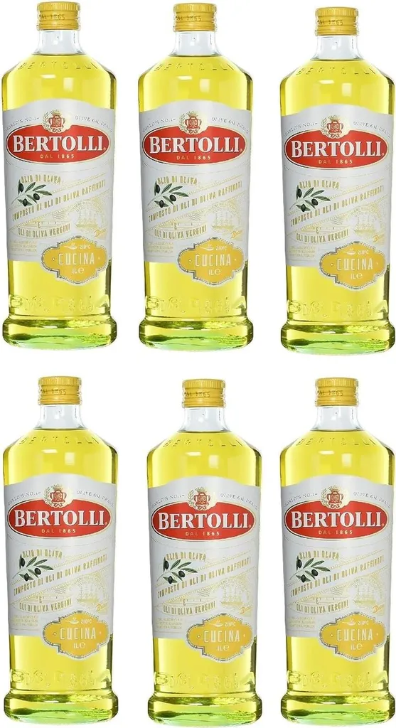 Bertolli Olio di oliva olive oil Cucina pack of 6 (6 x 1000 ml) 6400 ml
