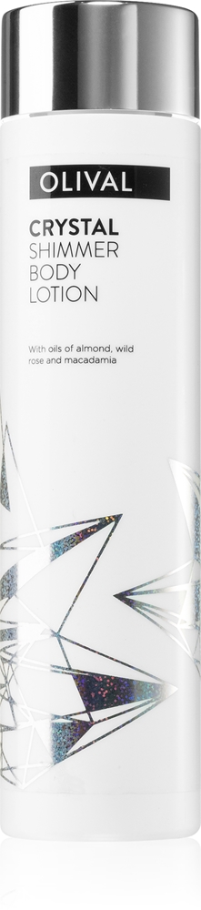 Olival Crystal Shimmer moisturizing body lotion with glitter particles